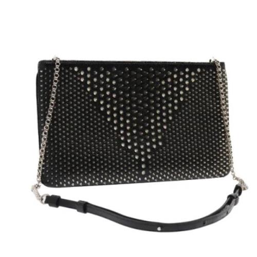 Pre-owned Leather shoulder-bags Christian Louboutin Pre-owned , Black ...