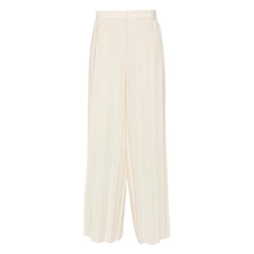 Luchtige Plissé Casual Broek Wit Joseph , White , Dames