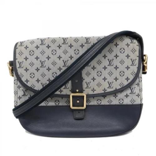 Pre-owned Fabric shoulder-bags Louis Vuitton Vintage , Blue , Dames