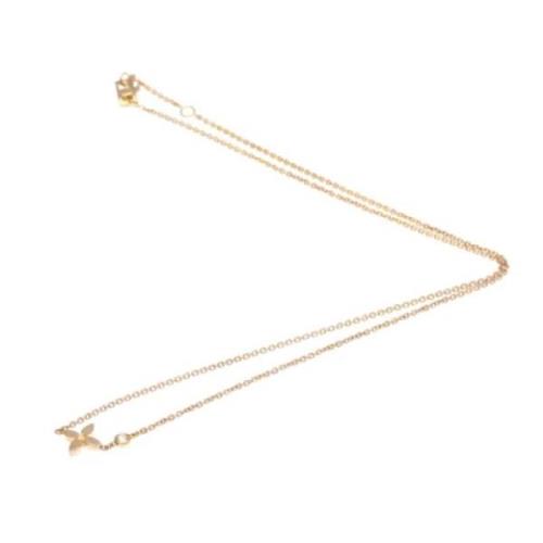 Pre-owned Rose Gold necklaces Louis Vuitton Vintage , Yellow , Dames