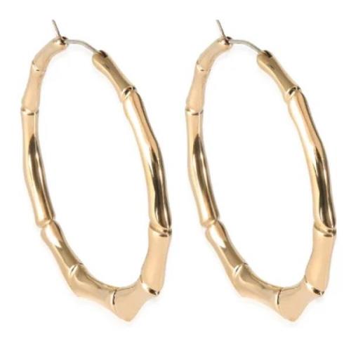 Pre-owned Yellow Gold earrings Gucci Vintage , Yellow , Dames