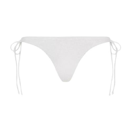 Witte Eco Bikini Onderkant String Stijl Bond-Eye , White , Dames