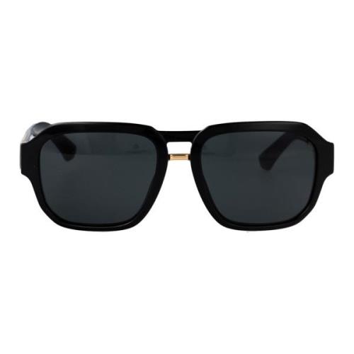 Stijlvolle zonnebril met model 0Dg4464 Dolce & Gabbana , Black , Heren