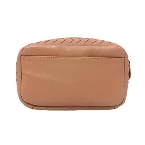 Pre-owned Leather clutches Bottega Veneta Vintage , Pink , Unisex