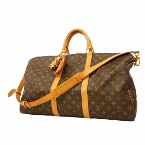 Pre-owned Fabric louis-vuitton-bags Louis Vuitton Vintage , Brown , Da...