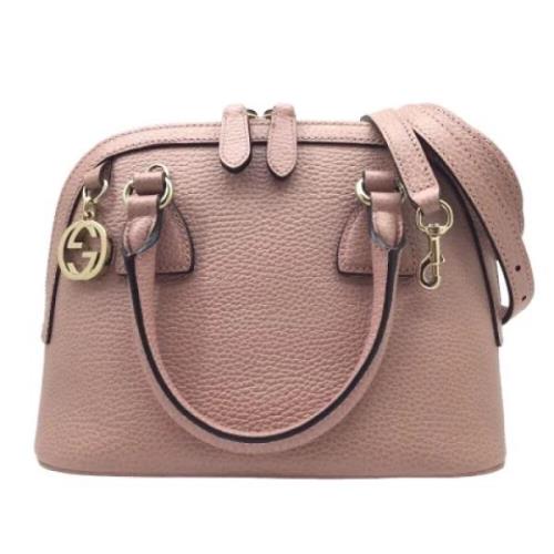 Pre-owned Leather gucci-bags Gucci Vintage , Pink , Dames