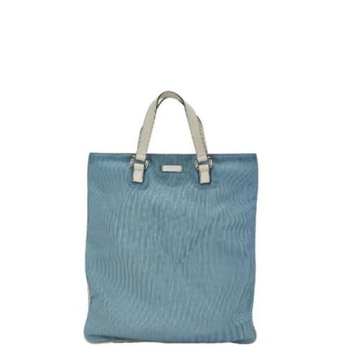 Pre-owned Canvas gucci-bags Gucci Vintage , Blue , Dames