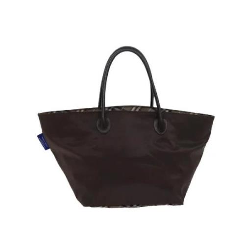 Pre-owned Nylon totes Burberry Vintage , Brown , Dames