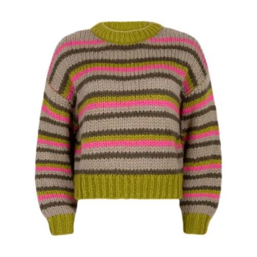 Meggi Pullover Sweater Ydence , Green , Dames