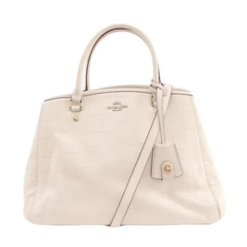 Pre-owned Leather totes Coach Pre-owned , Beige , Dames