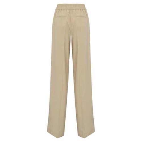 Klassieke beige broek D.Exterior , Beige , Dames