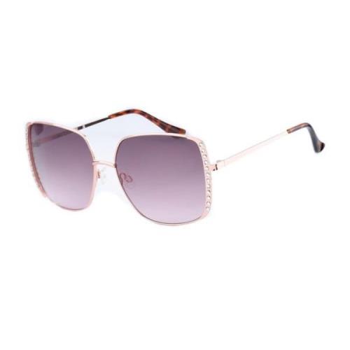 Roze Metalen Zonnebril met Gradiëntlenzen Guess , Pink , Dames