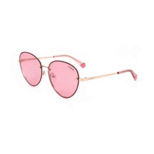 Roségoud Dames Zonnebril UV Filter Polaroid , Pink , Dames