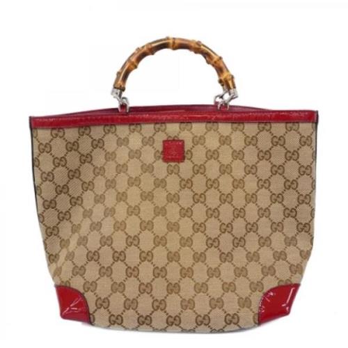 Pre-owned Canvas handbags Gucci Vintage , Red , Dames