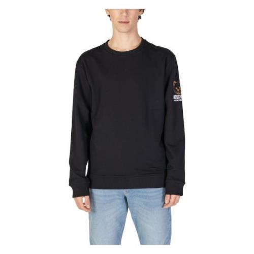 Heren Sweatshirt Herfst/Winter Collectie Moschino , Black , Heren