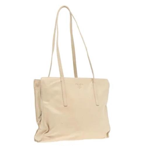 Pre-owned Leather prada-bags Prada Vintage , Beige , Dames