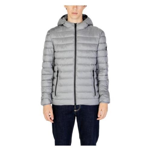 Grijze Rits Hoodie Jas Herfst/Winter Gianni Lupo , Gray , Heren