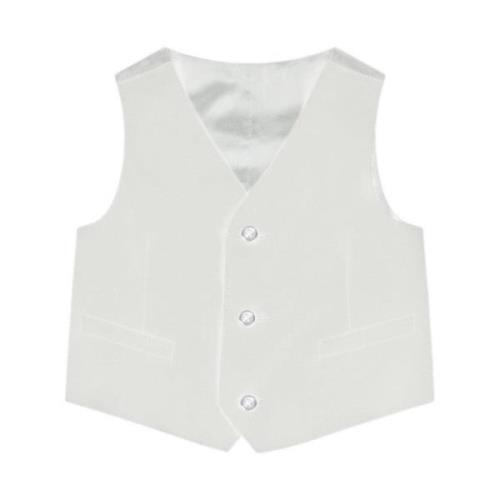 Zijden Geknoopte Vest Kleding Dolce & Gabbana , White , Dames