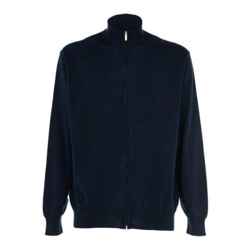 Heren Katoenen Trui - Blauwe Outlet Prijs Cashmere Company , Blue , He...