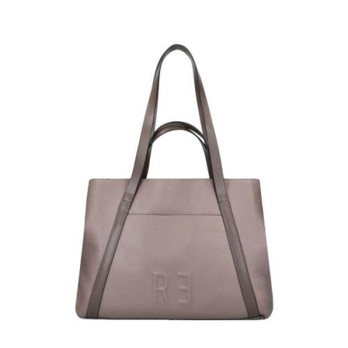 Elegante Leren Shopper Tas Galaxy Collectie Rebelle , Brown , Dames