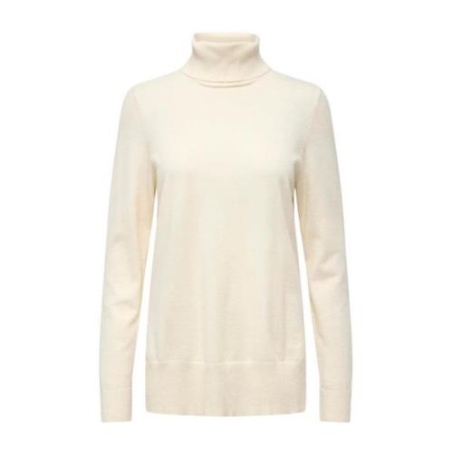 Hoge hals trui vrouwen grijs Only , Beige , Dames