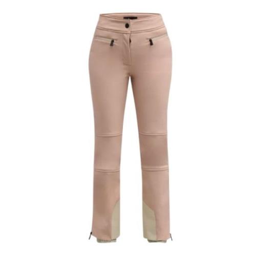 Stretch Ski Broek met Waterbestendige Kenmerken Moncler , Pink , Dames