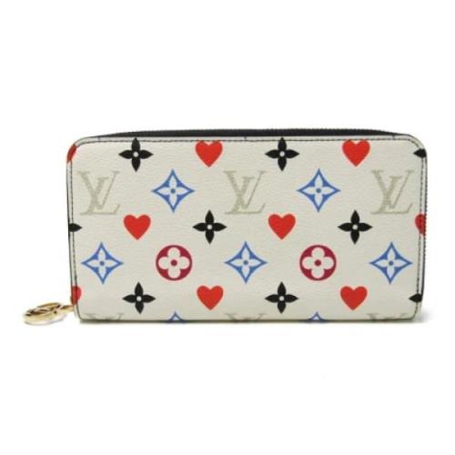 Pre-owned Fabric wallets Louis Vuitton Vintage , White , Dames