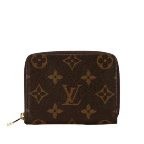 Pre-owned Leather wallets Louis Vuitton Vintage , Brown , Dames