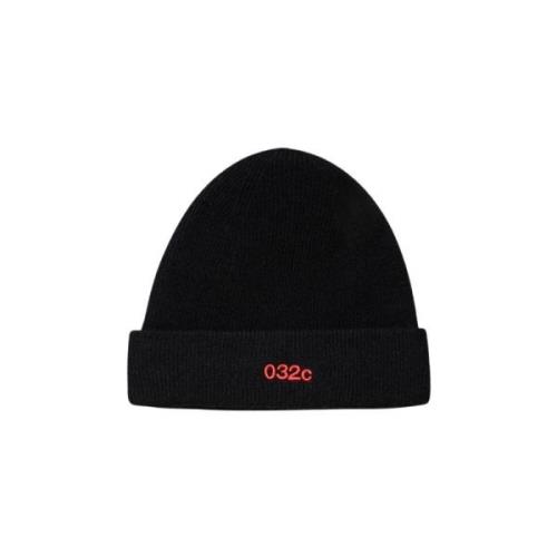 Cashmere Blend Beanie in Zwart 032c , Black , Heren