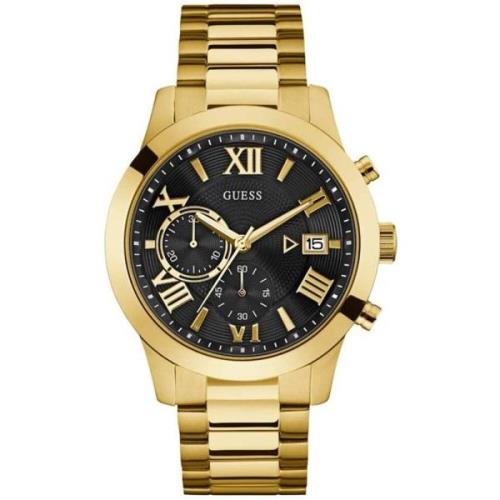 Herenhorloge Multifunctioneel horloge Atlas 44mm Goud W0668G8 Guess , ...