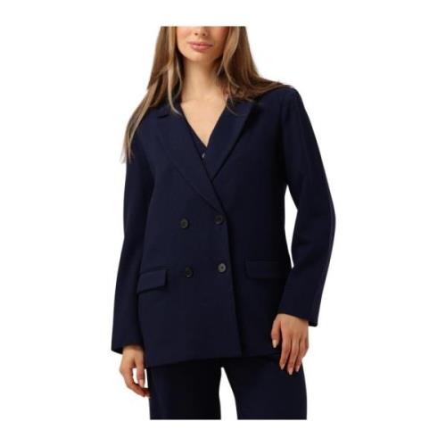 Elegante Navy Blazer Notre-v , Blue , Dames