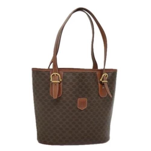 Pre-owned Leather totes Celine Vintage , Brown , Dames