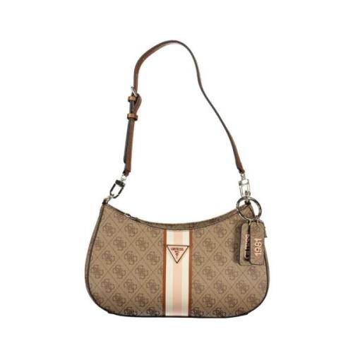 Beige Handtas van Polyethyleen Materiaal Guess , Beige , Dames