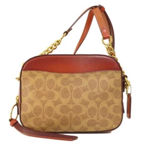 Pre-owned Canvas shoulder-bags Coach Pre-owned , Brown , Dames