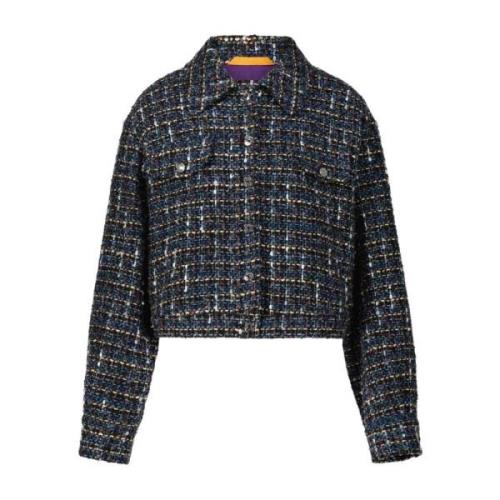 Blouson in Tweed-Optik met Glitterdraad Hugo Boss , Multicolor , Dames