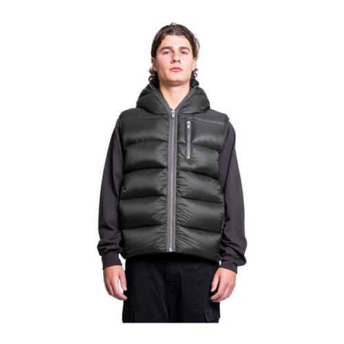 Bos Gilet Jas voor Buitensport Avonturen Rick Owens , Black , Heren