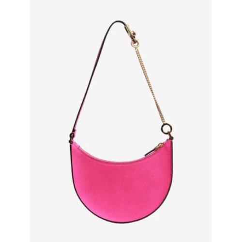 Pre-owned Leather shoulder-bags Valentino Vintage , Pink , Dames