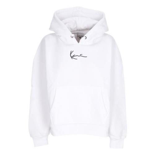 Dames Hoodie met Voorzak Karl Kani , White , Dames