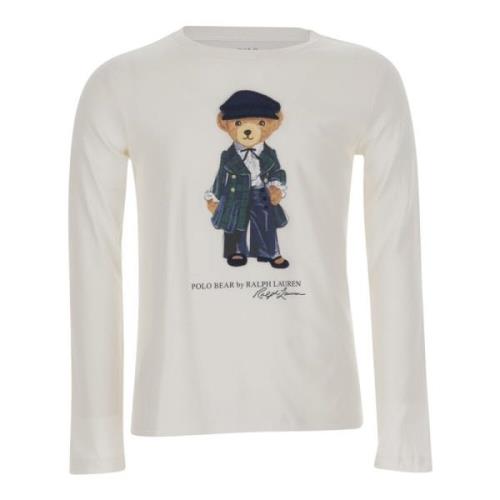 Katoenen Polo Bear Longsleeve T-shirt Polo Ralph Lauren , White , Here...