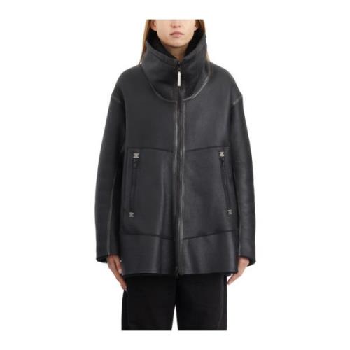 Omkeerbare Oversized Jas Isaac Sellam , Black , Dames