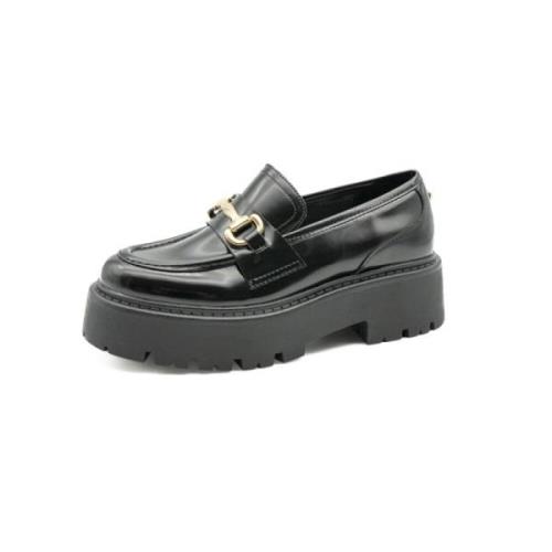 Bezet Zwarte Damesschoenen Aw24 Steve Madden , Black , Dames