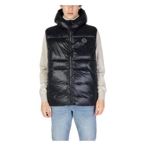 Heren Gilet Herfst/Winter Collectie Nylon GAS , Black , Heren