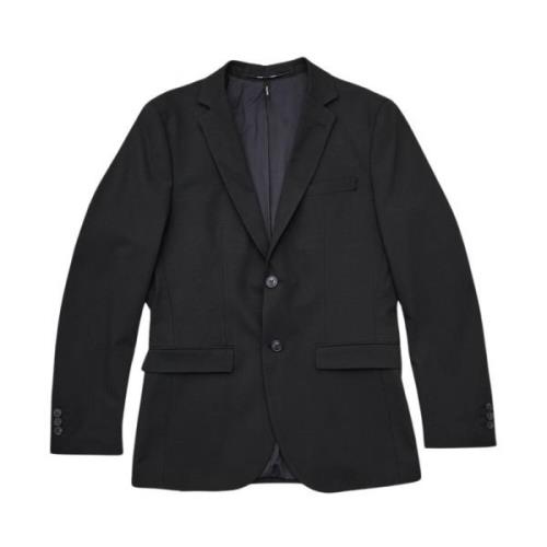 Slim Nero Blazer Selected Homme , Black , Heren