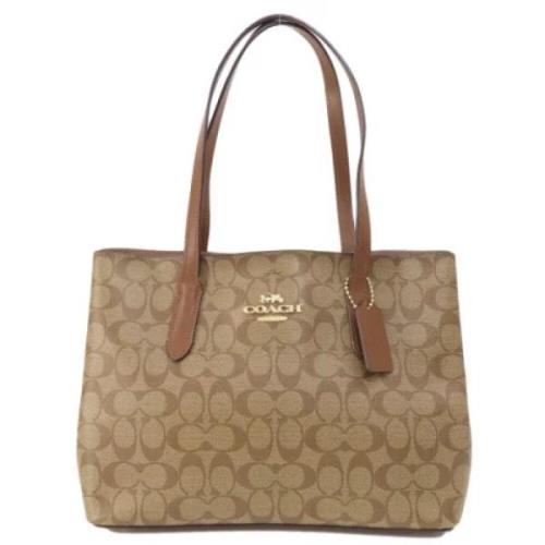 Pre-owned Canvas shoulder-bags Coach Pre-owned , Brown , Dames