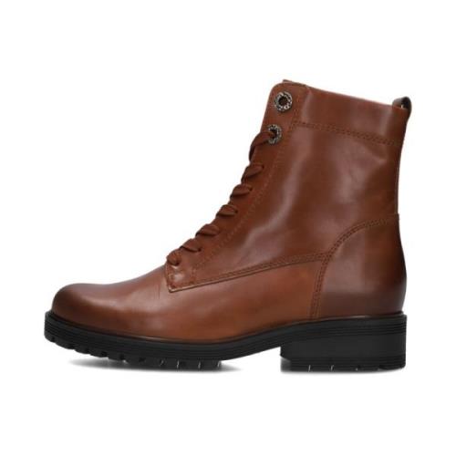 Kameelkleurige Veterschoenen voor Dames Gabor , Brown , Dames