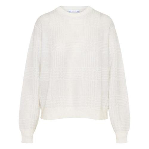 Mohair Crew-neck Gebreide kleding Made in Italy Jacob Cohën , White , ...