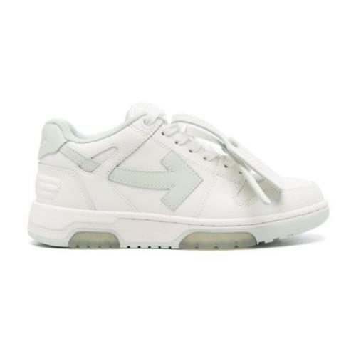 Platte Vetersneakers Mintgroen Off White , White , Dames