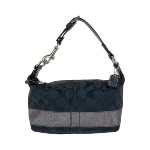 Pre-owned Canvas handbags Coach Pre-owned , Black , Dames