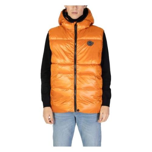 Heren Gilet Herfst/Winter Collectie Nylon GAS , Orange , Heren