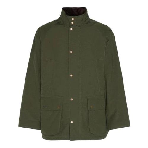 Groene Gewaxte Gewatteerde Jas Baracuta , Green , Heren